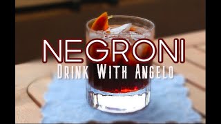 NEGRONI ricetta originale cocktail tutorialDrink With Angelo [upl. by Coffin]