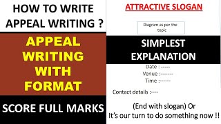 Appeal Writing For Class 12 amp 11 Format amp Example  English Writing Skills  Maharashtra Board 2022 [upl. by Mellicent980]