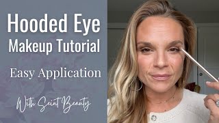 Hooded Eye Makeup Tutorial  Easy Eyeshadow for Hooded Eyes [upl. by Nnaitak]