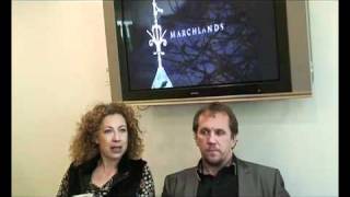 Marchlands  Alex Kingston and Dean Andrews talk about their role on the show [upl. by Naret]