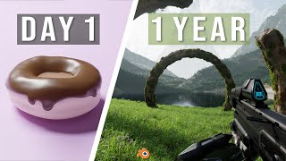 One year of Blender Progression Video [upl. by Etnovaj]