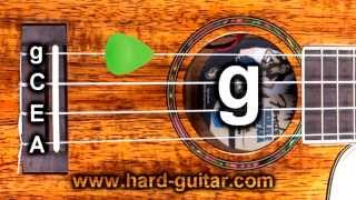 Best Online Ukulele Tuner  Standard Tuning g C E A Island Tuning [upl. by Cathyleen]