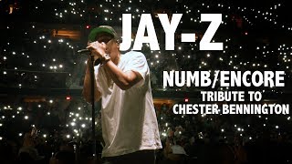 JayZ  Tribute to Chester Bennington  Numb  Encore  444 Tour 2017 [upl. by Osugi]