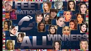 Feet Nations  ALL Winners [upl. by Aniuqahs206]