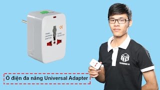 Ổ điện du lịch đa năng nhiều đầu cắm chuẩn các nước Universal Adapter [upl. by Audrit182]