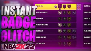 NEW 2023 NBA 2K22 INSTANT BADGE GLITCH BADGE GLITCH 2K22 NBA 2K22 GLITCH [upl. by Lorrayne]