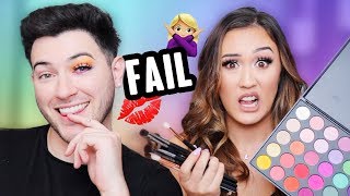 RECREATING MANNYMUAS MAKEUP FAIL [upl. by Juakn857]