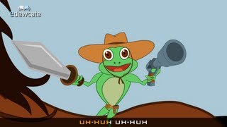 Edewcate english rhymes  Froggy went a courtin and he did ride nursery rhyme [upl. by Osicnarf]