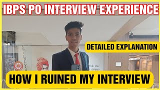 My IBPS PO Interview Experience  What Blunders Did I Make ibpspo2022 [upl. by Joslyn]