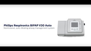 Introduction amp General Features Philips Respironics BiPAP V30 Auto [upl. by Yrrehc]