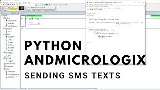 Python and Micrologix1100 Part2  Sending SMS texts [upl. by Dorwin]