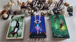 How Do They Really See You 👀🥹 Pick A Card 💫 Tarot Reading 🤍 [upl. by Chrissa]