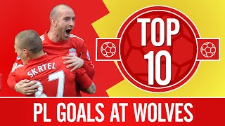 Top 10 Liverpools best Premier League goals at Wolves  Firmino Torres amp a special volley [upl. by Alihs]