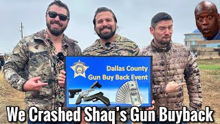 We Get Kicked Out of Shaq’s Gun Buyback [upl. by Yonita]