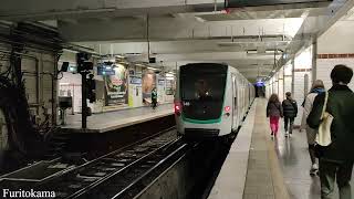 Terminus provisoire à Porte de Saint Cloud Paris metro ligne 9 [upl. by Laenaj439]