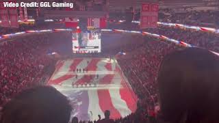 Carolina Hurricanes Anthemist Messes Up StarSpangled Banner [upl. by Capriola]