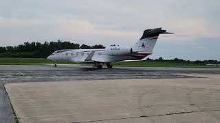 GulfStream G500 Takeoff From Chester County Airport [upl. by Adiraf969]