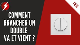 Comment brancher un double va et vient  PrefaElec [upl. by Ralfston]