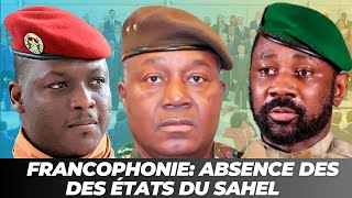 Francophonie Absence des États du Sahel Exclusion ou boycott [upl. by Nnaylime524]