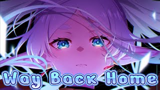 Nightcore  Way Back Home  Shaun Lyrics [upl. by Thill133]