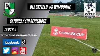 Blackfield amp Langley FC V Wimborne Town FC Emirates FA Cup Q1 Saturday 4th September 2021 [upl. by Kcitrap]