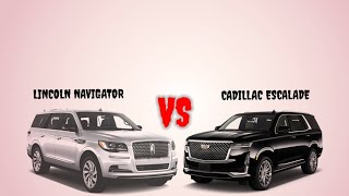 2023 Lincoln Navigator vs 2023 Cadillac Escalade [upl. by Jaclyn]