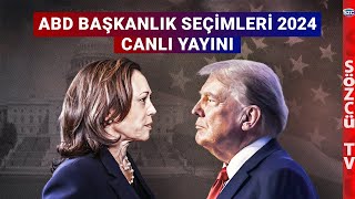 SON DAKİKA ABD Başkanlık Seçimleri 2024 Canlı  Donald Trump ve Kamala Harrisin Oy Oranları [upl. by Flem]