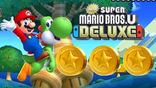 Acorn PlainsLemmys Swingback Castle  33 Stars NEW Super Mario Bros U Deluxe GUIDE STARCOINS [upl. by Jesus]