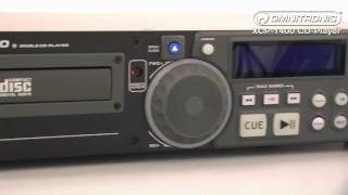 OMNITRONIC XCP1400 CDPlayer  ENGLISH [upl. by Sehcaep]