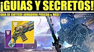 Destiny 2 Como Conseguir Señor de los Lobos amp Armadura Poseída Secreto en Costas Como Subir Nivel [upl. by Maridel]