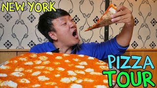 BEST Pizzas in New York New York Pizza Tour of Manhattan [upl. by Ennazor]