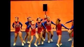 Tewksbury High School Cheerleading at MSSAA North Regionals 2012 [upl. by Auburta]