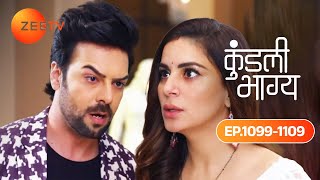 Prithvi ने करी Preeta को डराने की कोशिश  Kundali Bhagya  Ep 1099  1109  Karan amp Preeta  zeetv [upl. by Sartin]