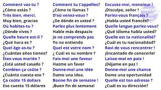 160 Frases de Conversación en Francés para Principiantes  Lenta y fácil 😲  Aprende Francés básico [upl. by Wells79]