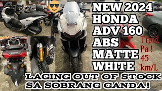 2024 Bagong Honda ADV 160 ABS Matte White [upl. by Simmons]