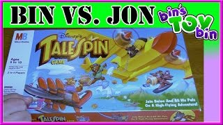 Bin Vs Jon  Disneys TaleSpin Board Game from 1991  Bins Toy Bin [upl. by Ranice]