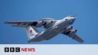 Ukraine says it shot down Russian A50 spy plane  BBC News [upl. by Birmingham551]