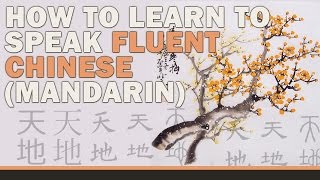 How to learn to speak fluent Chinese Mandarin Part 1 [upl. by Possing595]