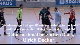 Urlauber hilft in der Bayernliga als Schiedsrichter aus [upl. by Aran]