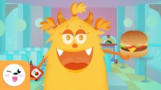 Cocina para niños  Aprende a cocinar una hamburguesa sana en Cooking Land [upl. by Odnalra]