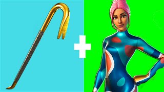 Top 4 Best Gold Crow Pickaxe Combos in Fortnite Double Agent Pack Combos [upl. by Kuo781]