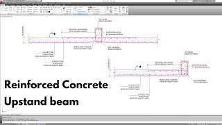 Reinforced Concrete Inverted Upstand Beam Slab Support Details [upl. by Rosamond]