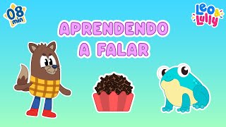 APRENDER NOVAS PALAVRAS  PALAVRINHAS DIFÍCEIS 7  ALFABETIZAÇÃO  APRENDER BRINCANDO  LEO E LULLY [upl. by Marchelle]