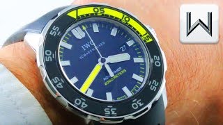 IWC Aquatimer 2000 IW356808 356808 Luxury Watch Review [upl. by Elledoj534]