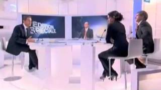 Nicolas Sarkozy versus Audrey Pulvar sur France 3 [upl. by Ijuy]