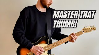 Thumb Position On Guitar Neck Master The Fretting Hand Thumb [upl. by Nedroj]