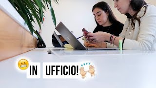 PRIMO GIORNO IN UFFICIO 😍  VLOG 210119 [upl. by Idola408]