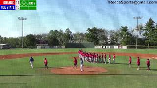 Vol State Baseball vs Ontario Nationals 20241005 [upl. by Garwood]