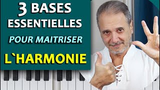 Les 3 bases essentielles de lharmonie pour réussir ses harmonisations et accompagnements au piano [upl. by Omocaig]