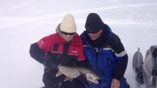 February Grand Lake Ice Fishing Lake Trout Report  Granby Colorado [upl. by Elyn]